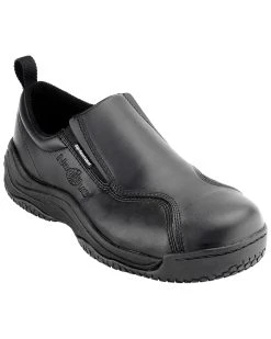 Nautilus Women's Black Ergo Slip-On Work Shoes - Composite Toe