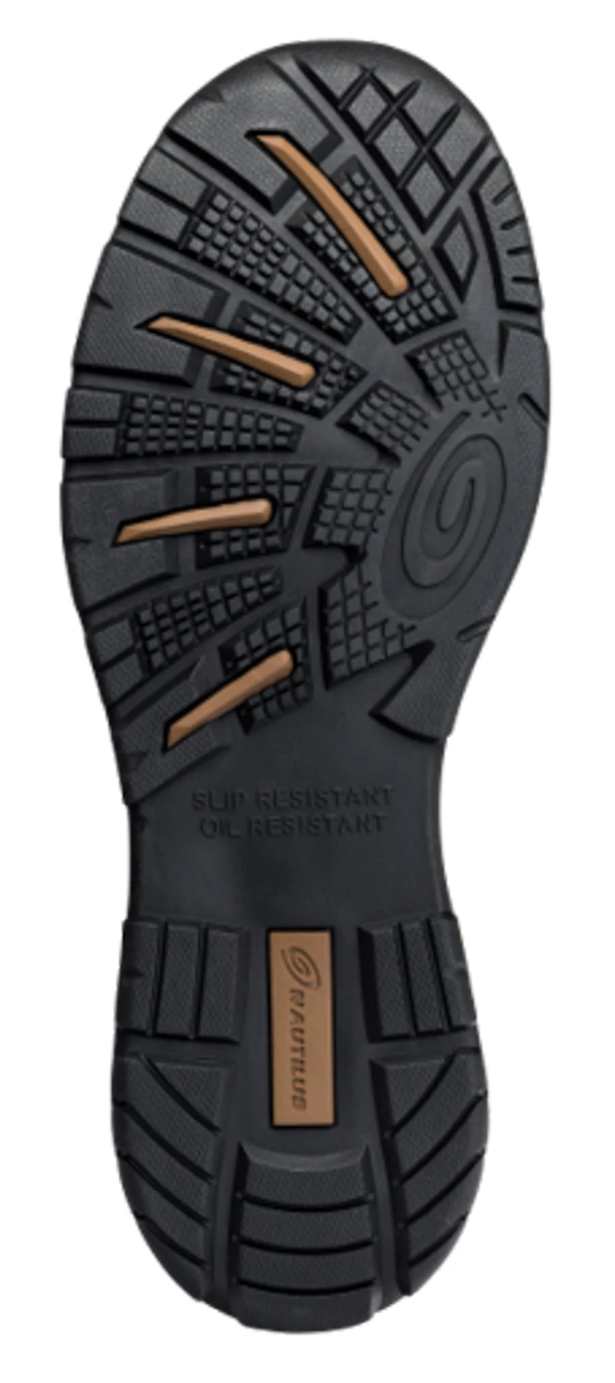 Nautilus Mens Brown Leather Comp Toe 2491 Volt ESD Work Shoes - Image 2