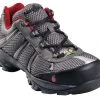 Nautilus Mens Steel Toe ESD Athletic W Grey/Red Action Leather Shoes