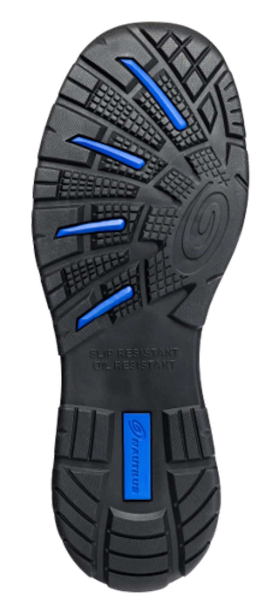 Nautilus Mens Black/Blue Mesh Comp Toe 1345 Accelerator Work Shoes - Image 2