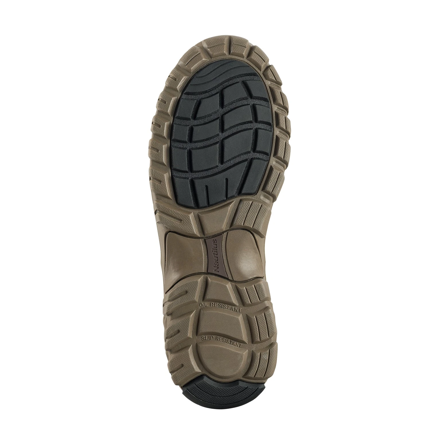 Nautilus Mens Tan Textile Alloy Toe Breeze EH Slip-On Work Shoes - Image 3