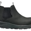Nautilus Mens Black Leather Comp Toe 2523 Guard Pull-On Work Boots
