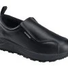 Nautilus Mens Black Leather Soft Toe 5024 Slip-On Work Shoes